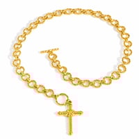 Image 1 of Aria Cross Necklace