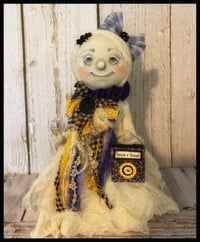 Image 1 of GRACEY the Ghost folk art creation Halloween 