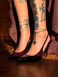 Image 6 of THE ‘MADONNA’ ROSARY ANKLET 