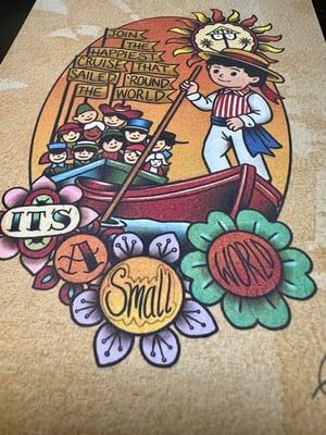 Image of 5x7"  "It's a Small World" Print