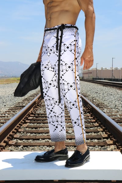 Image of The sikani tux pants- blk/wht 