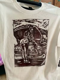 Image 1 of pin up girl t