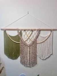 Image 2 of Virgo Season ♍️🤍 - Macrame Wall Hanging (large)