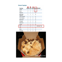 Image 2 of None Pizza Left Beef Sticker
