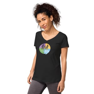 Image of Women’s fitted v-neck t-shirt