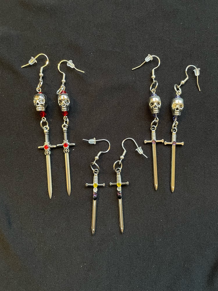 Image of Sword Earrings