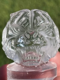 Image 12 of Clear Quartz Crystal Tiger Carving #1794