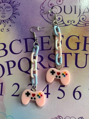 Image of Game Controller Pride Earrings