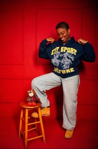 Image 2 of Club ETF navy blue zip-up