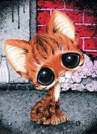 Tabby Alley Cat Art Print