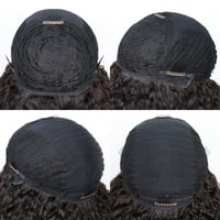 Image 3 of  Brown Kinky Curls Bob Wig