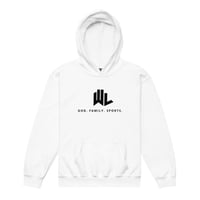 Image 2 of God. Family. Sports. Youth Hoodie