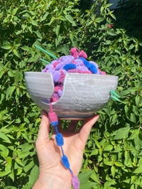 Image 4 of Sgraffito Sheep Decorated Medium Yarn Bowl