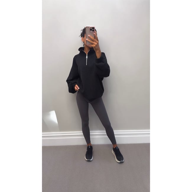 Black zip up jumper 