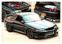 "Black R32" Print