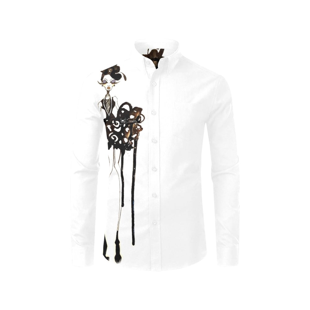 Image of BELLA DRIP BUTTON DOWN