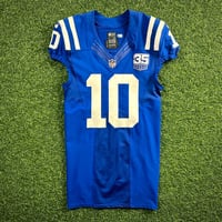 Image 1 of 2018 Nike NFL Game-Used Rookie Jersey Indianapolis Colts Daurice Fountain COA