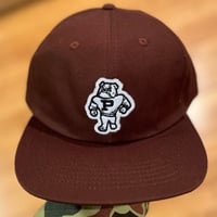 Image 3 of PARLAY Bulldog Cotton Hat ‘Brown’