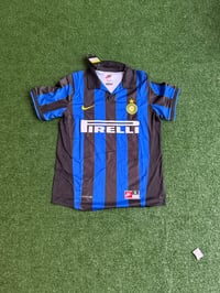 Image 1 of     Inter Milan Classic Blue & Black Pirelli Home Jersey