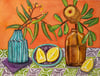 Orange and lemon table ORIGINAL 