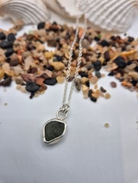 Image 5 of Dark Green Seaglass Necklace 