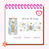 Tinker Daisies UV DTF Cup wrap