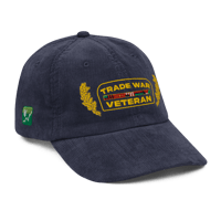 Image 3 of Trade War Veteran 💹📉🎖️🧢 Corduroy Cap 🆕