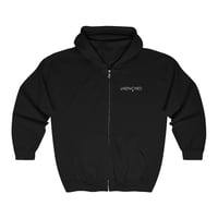 Image 2 of BLACK PRIVACY ZIP HOODIE 