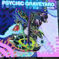 Image 6 of Psychic Graveyard 🪦 - Wilting 12 inch yellow vinyl  LP Styrofoam Records Artist Edition  