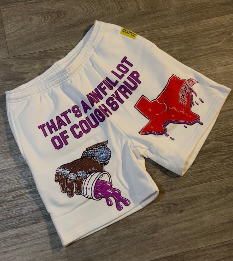 Image of Cough Sryup White Shorts