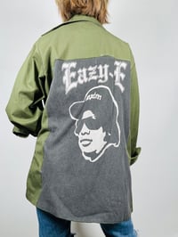 Image 1 of VINTAGE ARMY SHIRT JACKET EAZY E