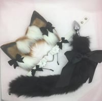 Brown / black fox 🦊 petplay set 🐾🦊