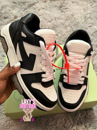 Image 1 of White/Black Off White Sneakers