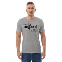 Image 3 of Unisex Organic Cotton "Respect the locals" 02652 T-shirt