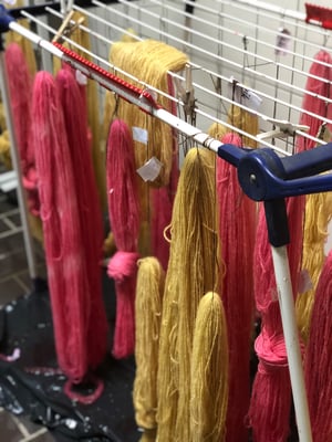 Image of WORKSHOP I SKOLEN, 2 DAGE: SPIND og FARV garn med planter til STRIK