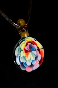 Image 3 of Tie Dye Rainbow Bright Pendent