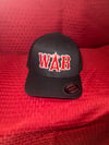 Flex fit- WAR- Black & Red
