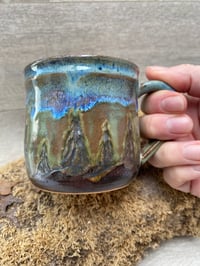 Image 5 of  Aurora borealis Pine Forrest mug 