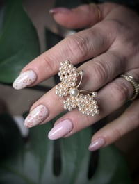 Image 3 of Glitz Glam Pearl Butterfly 