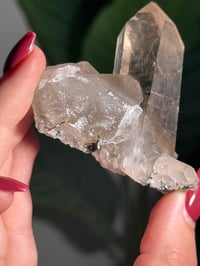 Image 2 of SELF STANDING NATURAL RUTILE X HEMATITE SMOKEY QUARTZ POINT -BRAZIL- G