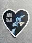  Corpse Bride inspired Heart Shaped Sticker | 3’ Matte Vinyl Sticker