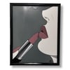 Sale // Large Lipstick Print - Patrick Nagel Style (Hand-Signed)