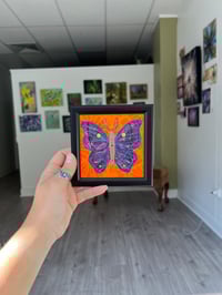 Image 2 of Framed Mini Art: Winged Creature 6