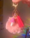 fuzzy mushroom keychain 5
