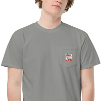 Image 13 of “Climax Premium Quality Knotless Leader” Unisex pocket t-shirt