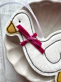 Image 2 of Christmas goose decoration