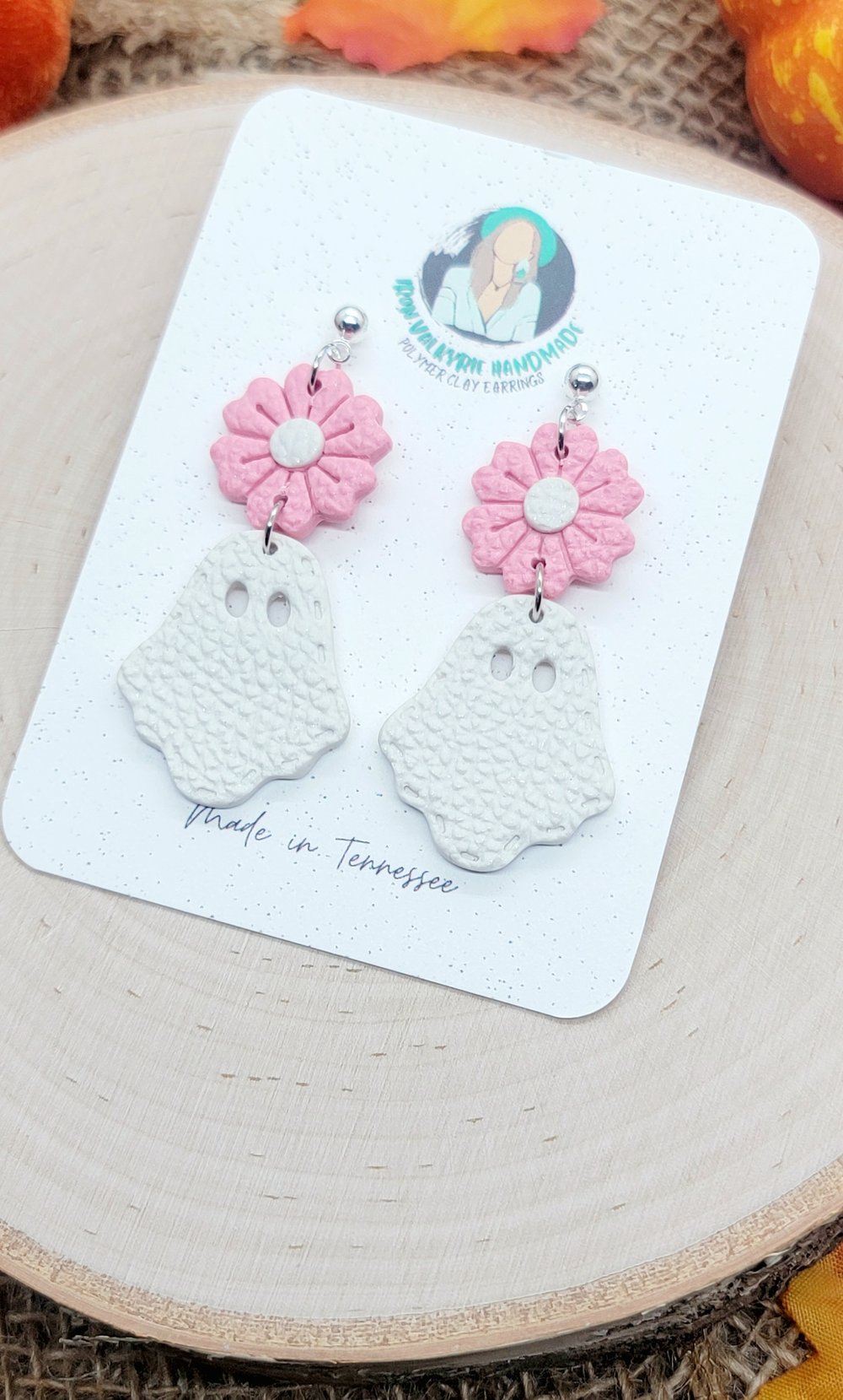 Image of Flower Ghost Earrings