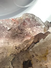 Image 12 of Smoky Quartz & Red Rutile Enhydro Multi Terminated Crystal | Zambia #3052