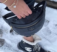 Image 3 of BLACK EMREINTE WAIST BAG/ FANNY