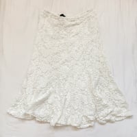 midi lace skirt